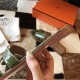 Hermes Oran Sandals In Olive Shiny Niloticus Crocodile