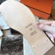 Hermes Oran Sandals In Olive Shiny Niloticus Crocodile