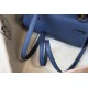 Hermes Kelly Mini II Sellier Handmade Bag In Bleu Saphir Epsom Calfskin