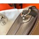 Hermes Mini Sac Roulis 18cm Bag In Grey Evercolor Calfskin