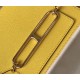 Hermes Mini Sac Roulis 18cm Bag In Yellow Evercolor Calfskin