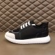 Hermes Vitesse Sneaker In Black Epsom and Technical Canvas