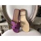 Hermes Oran Sandals In Cyclamen Epsom Leather