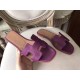 Hermes Oran Sandals In Cyclamen Epsom Leather