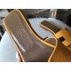 Hermes Oran Sandals In Jaune Epsom Leather