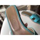Hermes Oran Sandals In Lagon Epsom Leather