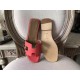 Hermes Oran Sandals In Rose Azalee Epsom Leather