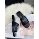 Hermes Villa Sandals In Black Calfskin
