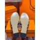 Hermes Thalassa Sandals In Silver Metallic Calfskin