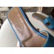Hermes Oran Sandals In Turquoise Epsom Leather