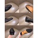 Hermes Men's Monterey Loafers In Black Calfskin