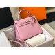 Hermes Mauve Sylvestre Epsom Kelly 25cm Sellier Bag GHW