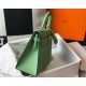Hermes Vert Criquet Epsom Kelly 25cm Sellier Bag GHW