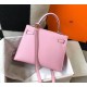 Hermes Mauve Sylvestre Epsom Kelly 28cm Sellier Bag GHW