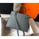 Hermes Vert Amande Epsom Kelly 28cm Sellier Bag GHW