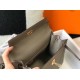 Hermes Gris Asphalt Epsom Kelly 25cm Sellier Bag GHW