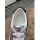 Hermes Avantage Sneakers In Grey Metallic Leather
