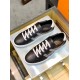 Hermes Avantage Sneakers In Black Calfskin