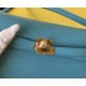 Hermes Kelly Classique To Go Wallet In Blue Du Nord Epsom Calfskin