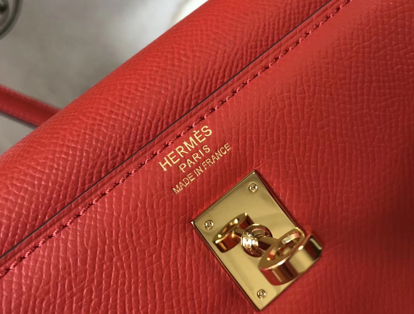 Hermes Kelly 25cm Sellier Bag In Piment Epsom Leather