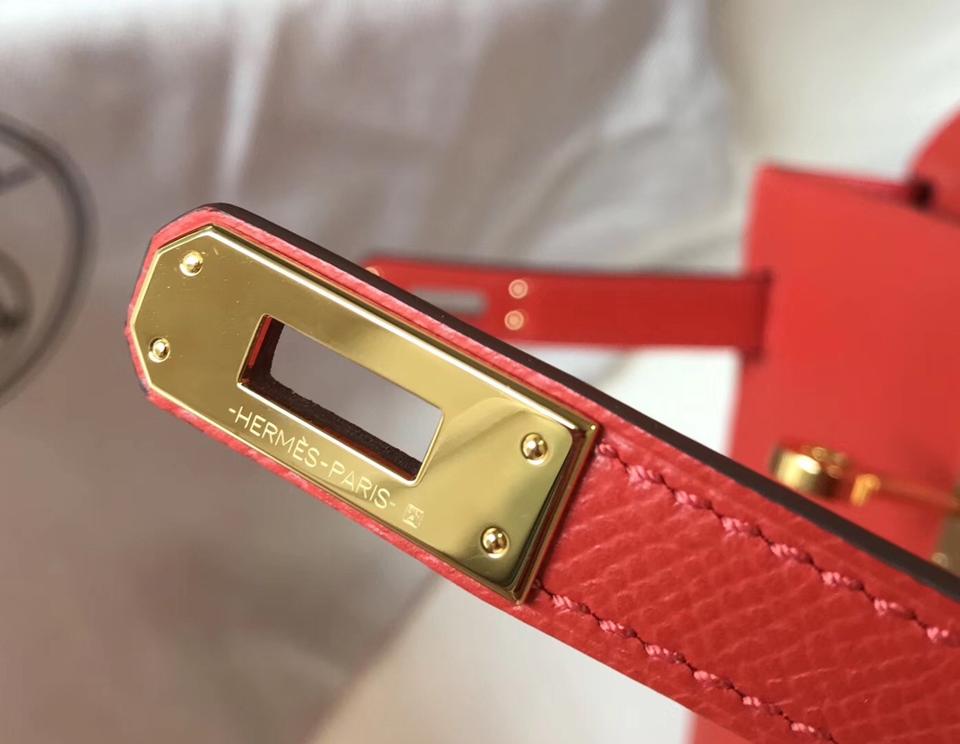 Hermes Kelly 25cm Sellier Bag In Piment Epsom Leather