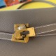 Hermes Kelly Classique To Go Wallet In Taupe Epsom Calfskin