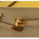 Hermes Kelly Classique To Go Wallet In Tourterelle Epsom Calfskin