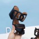 Hermes Black Peace Sandals