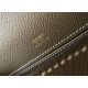Hermes Kelly Pochette Bag In Taupe Grey Epsom Leather