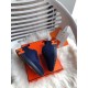 Hermes Bouncing Sneakers In Blue Canvas