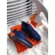 Hermes Bouncing Sneakers In Blue Canvas