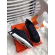 Hermes Bouncing Sneakers In Black Canvas