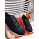 Hermes Bouncing Sneakers In Black Canvas