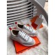 Hermes Bouncing Sneakers In White Canvas