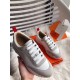 Hermes Bouncing Sneakers In White Canvas