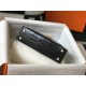 Hermes Kelly Mini II Bag In Black Embossed Crocodile Calfskin