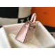 Hermes Kelly Mini II Bag In Rose Dragee Embossed Crocodile Calfskin