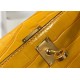 Hermes Kelly Mini II Bag In Yellow Embossed Crocodile Calfskin