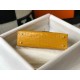 Hermes Kelly Mini II Bag In Yellow Embossed Crocodile Calfskin
