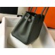 Hermes Vert Fonce Clemence Birkin 30cm Bag GHW