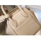 Hermes Mini Lindy Bag In Trench Clemence Leather
