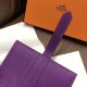Hermes Bearn Compact Wallet In Purple Epsom Leather