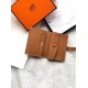 Hermes Bearn Mini Wallet In Gold  Epsom Leather