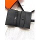 Hermes Bearn Mini Wallet In Black Epsom Leather