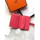 Hermes Bearn Mini Wallet In Rose Lipstick Epsom Leather