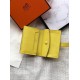 Hermes Bearn Mini Wallet In Yellow Epsom Leather