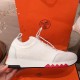 Hermes Addict Sneakers In White Knit