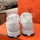 Hermes Addict Sneakers In White Knit
