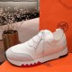 Hermes Addict Sneakers In White Knit