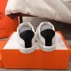 Hermes Avantage Sneakers In Multicolore Blanc Calfskin